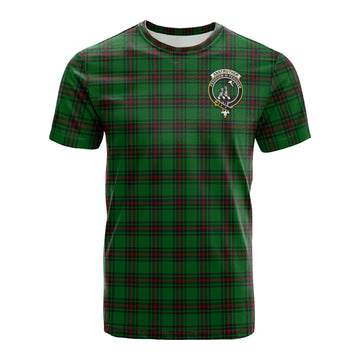 Anstruther Tartan T-Shirt with Family Crest
