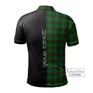 Anstruther Tartan Polo Shirt with Family Crest and Half Of Me Style - Tartan Vibes Clothing
