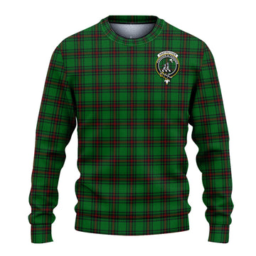 Anstruther Tartan Ugly Sweater with Family Crest - Tartan Vibes Clothing