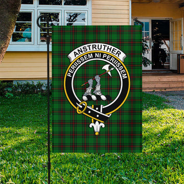 Anstruther Tartan Flag with Family Crest - Tartan Vibes Clothing