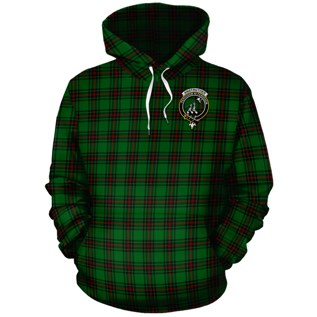 Anstruther Tartan Hoodie with Family Crest - Tartanvibesclothing