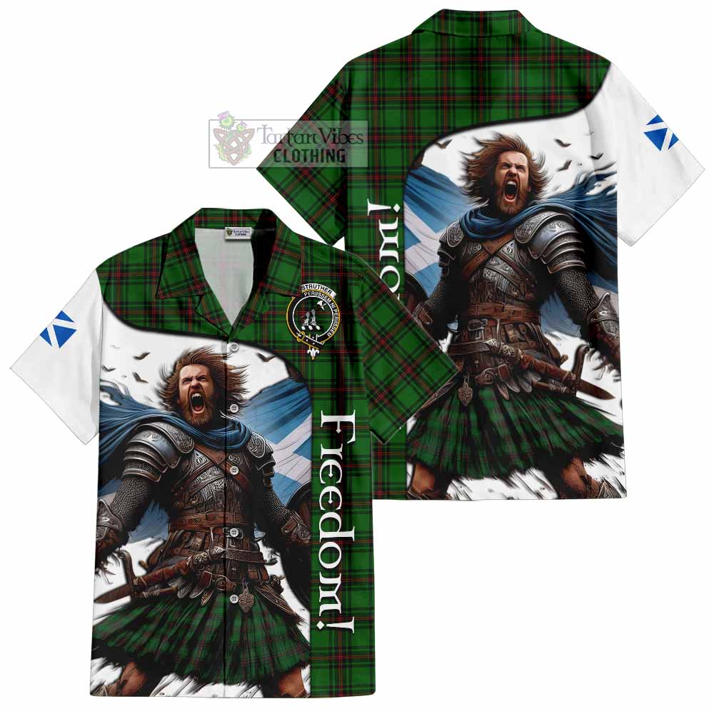 Anstruther Crest Tartan Hawaiian Shirt Inspired by the Freedom of Scottish Warrior - Tartan Vibes Clothing