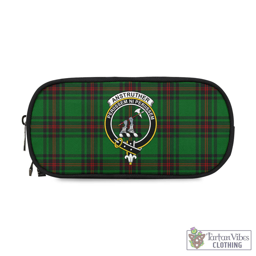 Anstruther Tartan Pen and Pencil Case with Family Crest - Tartan Vibes Clothing