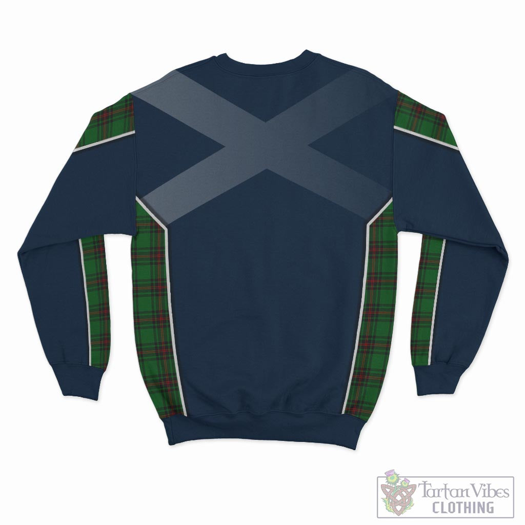 Anstruther Tartan Sweatshirt with Family Crest and Scottish Thistle Vibes Sport Style - Tartan Vibes Clothing