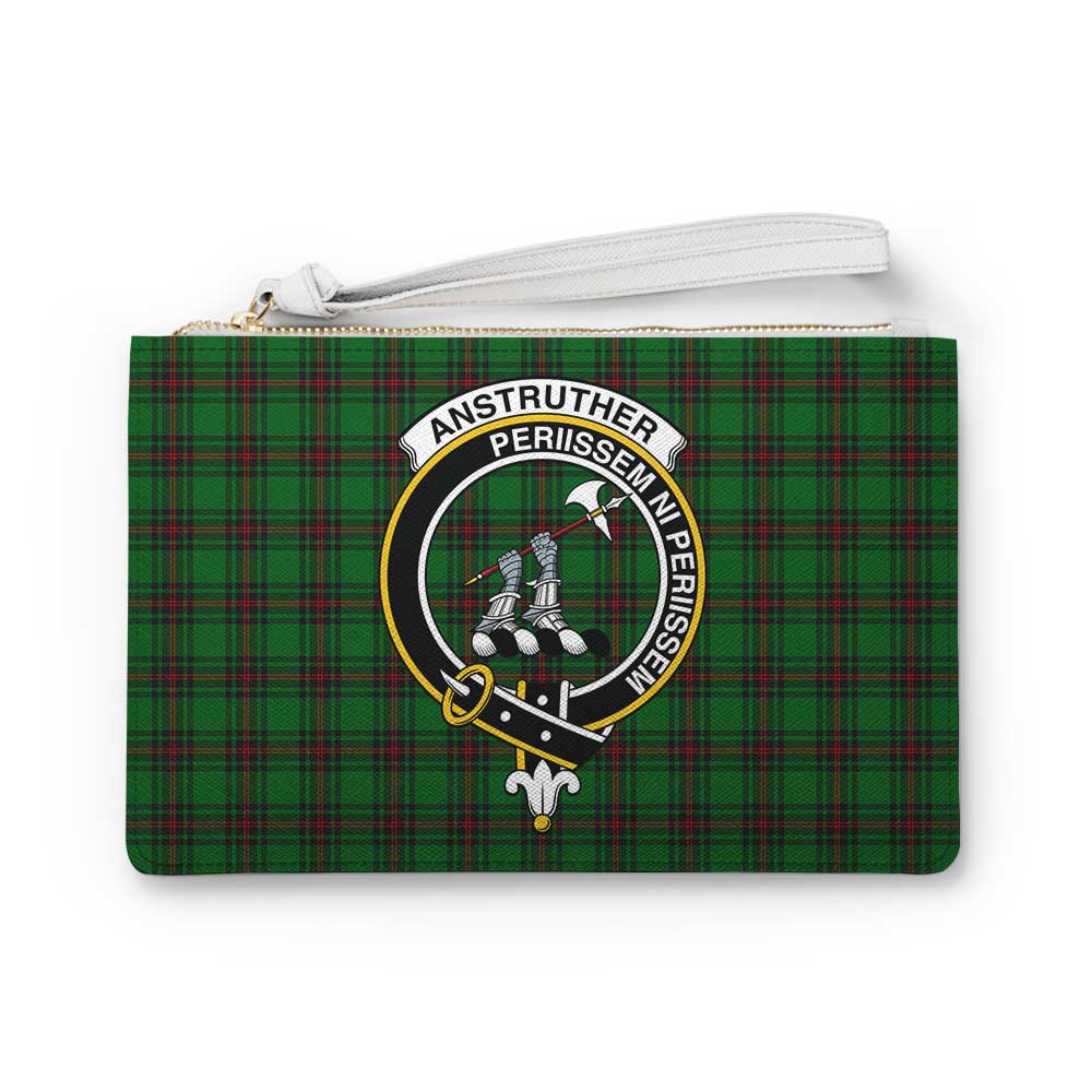 Tartan Vibes Clothing Anstruther Family Crest Tartan Clutch Bag