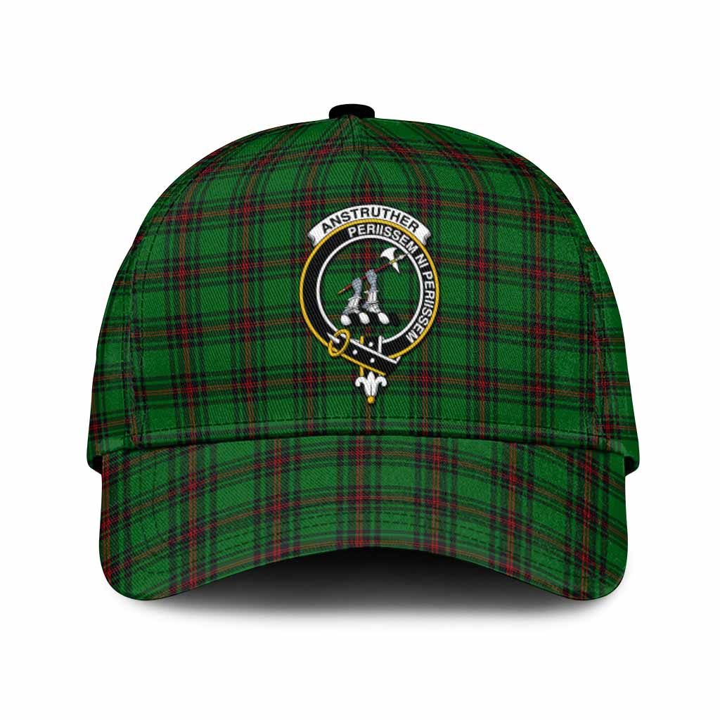 Anstruther Tartan Classic Cap with Family Crest