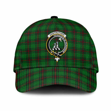 Anstruther Tartan Classic Cap with Family Crest
