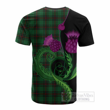 Anstruther Tartan Cotton T-shirt Traditional Scottish Thistle