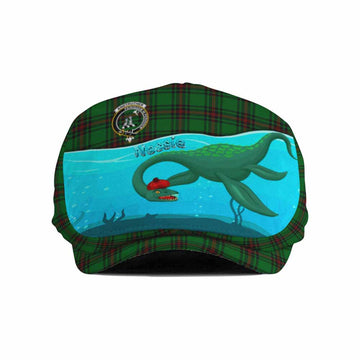 Anstruther Tartan Crest Flat Cap, Jeff Cap Nessie Under Water