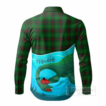 Anstruther Tartan Crest Long Sleeve Button Shirts Nessie Under Water