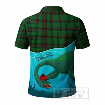 Anstruther Tartan Crest Polo Shirt Nessie Under Water