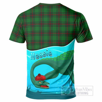 Anstruther Tartan Crest T-Shirt Nessie Under Water