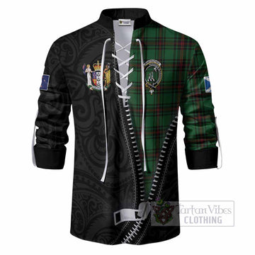 Anstruther Tartan Ghillie Shirt New Zealand Pattern Unique Zipper Stylized