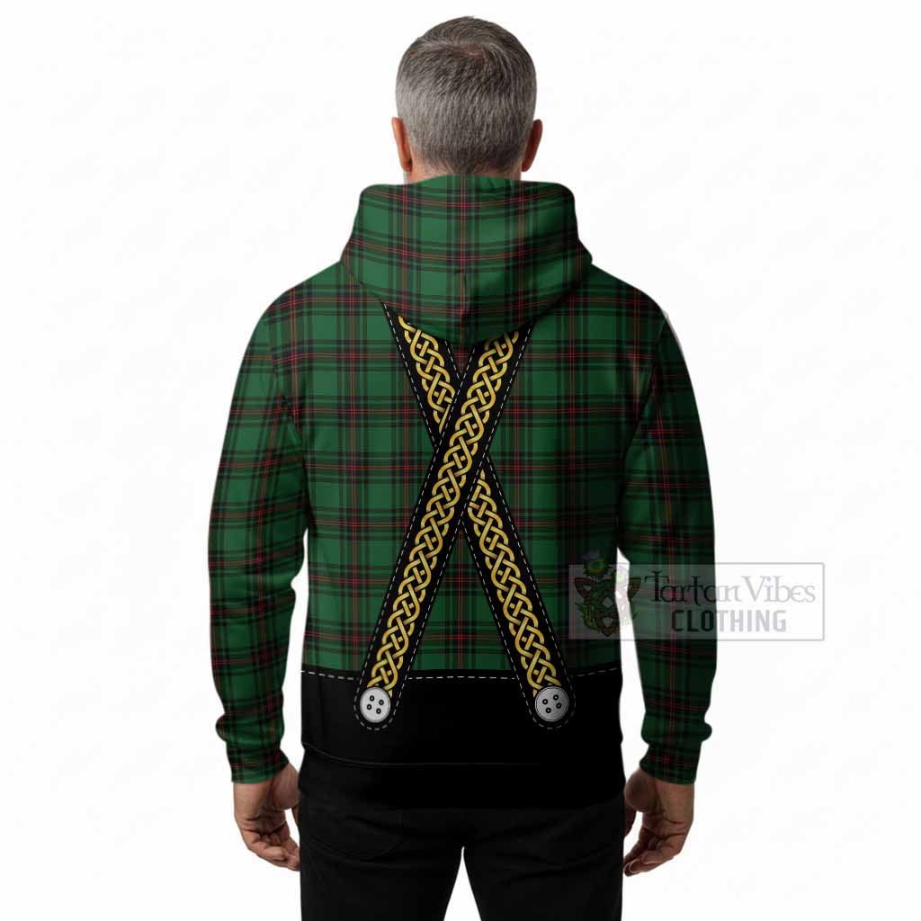 Anstruther Tartan Lederhosen Costume Hoodie Scotland Celtic Knot Motif
