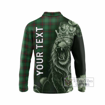 Anstruther Tartan Long Sleeve Polo Shirt Roaring Lion Heritage