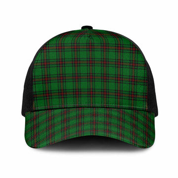 Anstruther Tartan Mesh Trucker Cap One Size (Adjustable) Black - Tartan Vibes Clothing