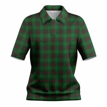 Anstruther Tartan Women’s Polo Sweater Top