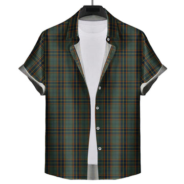 Antrim County Ireland Tartan Short Sleeve Button Down Shirt - Tartanvibesclothing
