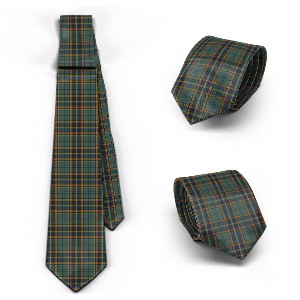 Antrim County Ireland Tartan Classic Necktie Necktie One Size - Tartan Vibes Clothing