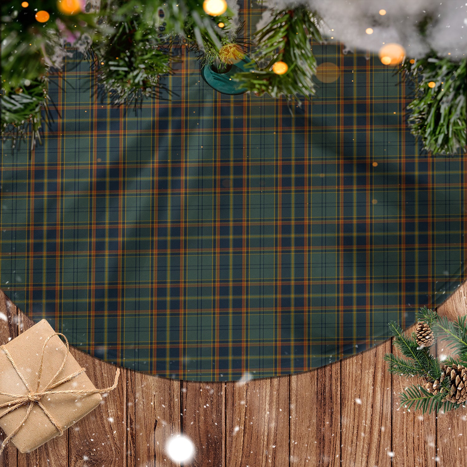 Antrim County Ireland Tartan Christmas Tree Skirt - Tartanvibesclothing