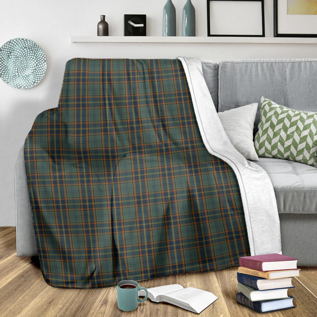 Antrim County Ireland Tartan Blanket - Tartan Vibes Clothing