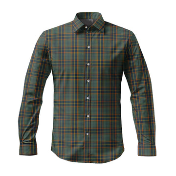 Antrim County Ireland Tartan Long Sleeve Button Up Shirt