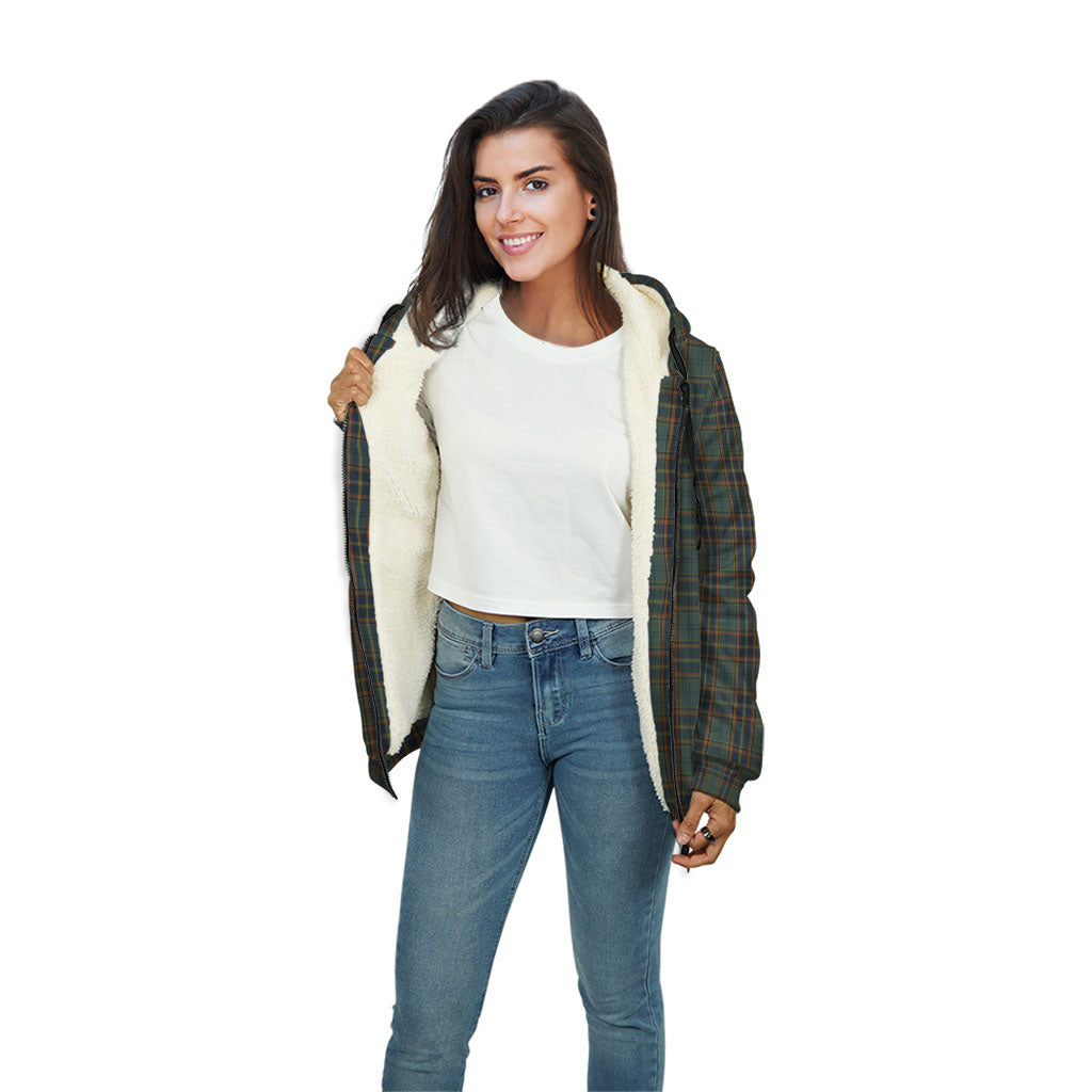 Antrim County Ireland Tartan Sherpa Hoodie - Tartan Vibes Clothing