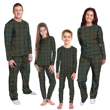 Antrim County Ireland Tartan Pajamas Family Set