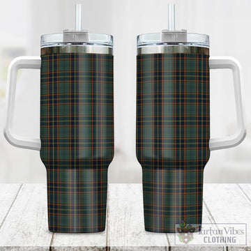 Antrim County Ireland Tartan Tumbler with Handle One Size 40 OZ - Tartan Vibes Clothing
