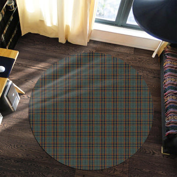 Antrim County Ireland Tartan Round Rug Premium Round Rug - Tartan Vibes Clothing