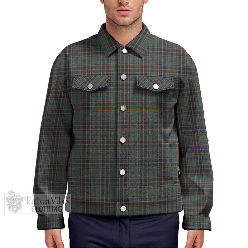 Antrim County Ireland Tartan Unisex Lapel Cotton Jacket Unisex - Tartan Vibes Clothing
