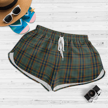 Antrim County Ireland Tartan Womens Shorts - Tartanvibesclothing