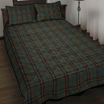 Antrim County Ireland Tartan Quilt Bed Set