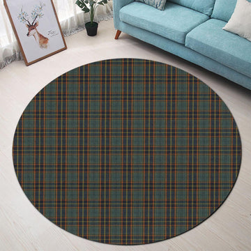 Antrim County Ireland Tartan Round Rug - Tartan Vibes Clothing