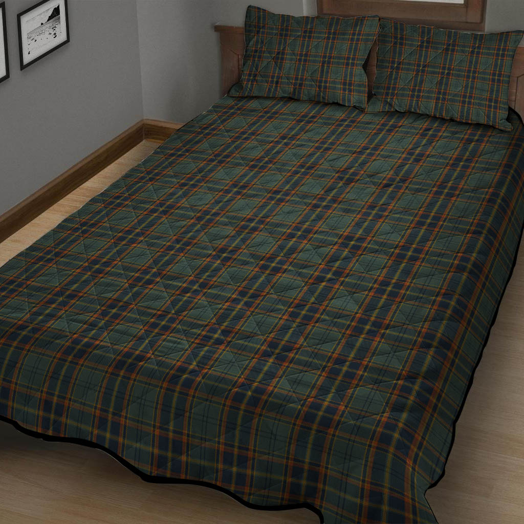 Antrim County Ireland Tartan Quilt Bed Set - Tartan Vibes Clothing