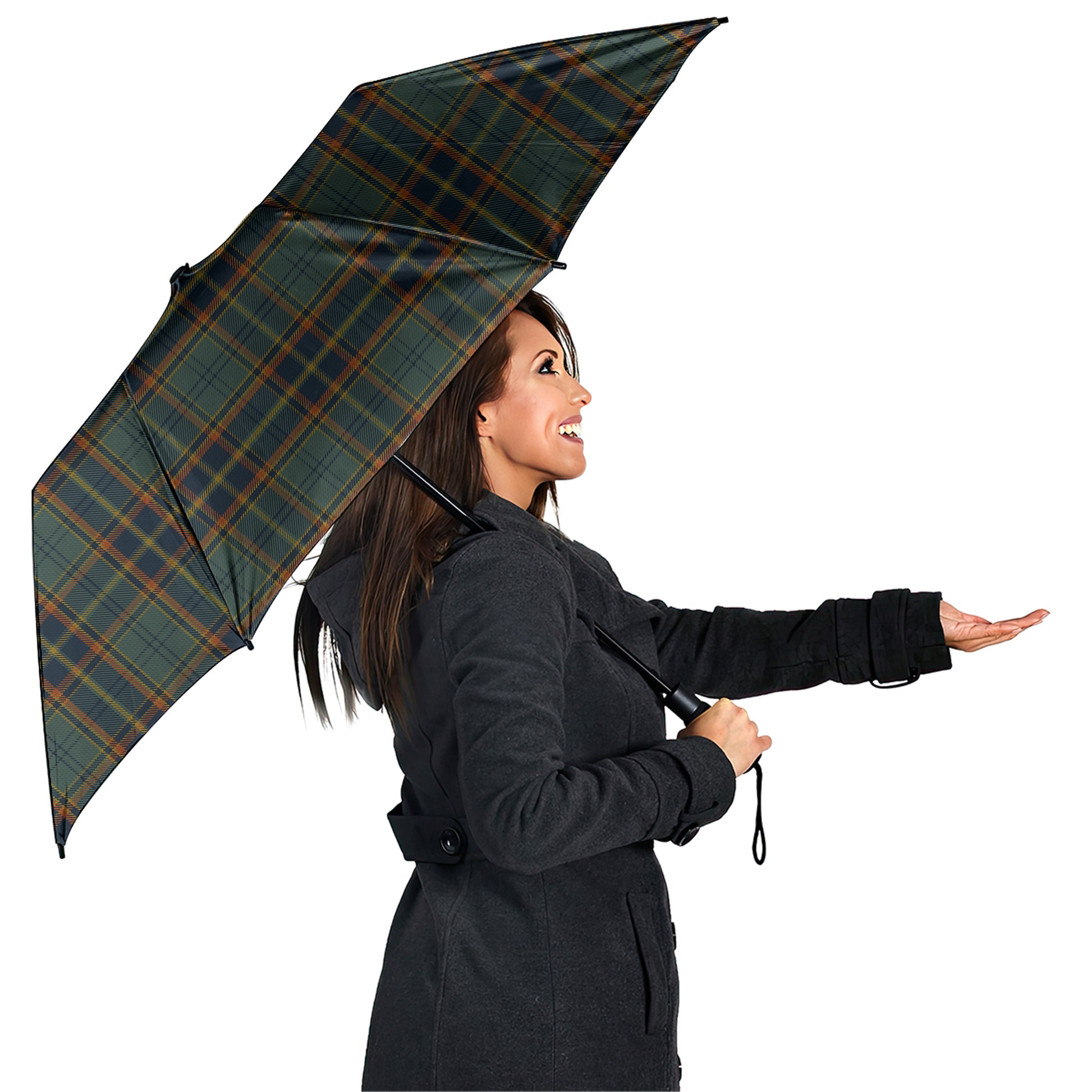 Antrim County Ireland Tartan Umbrella - Tartanvibesclothing