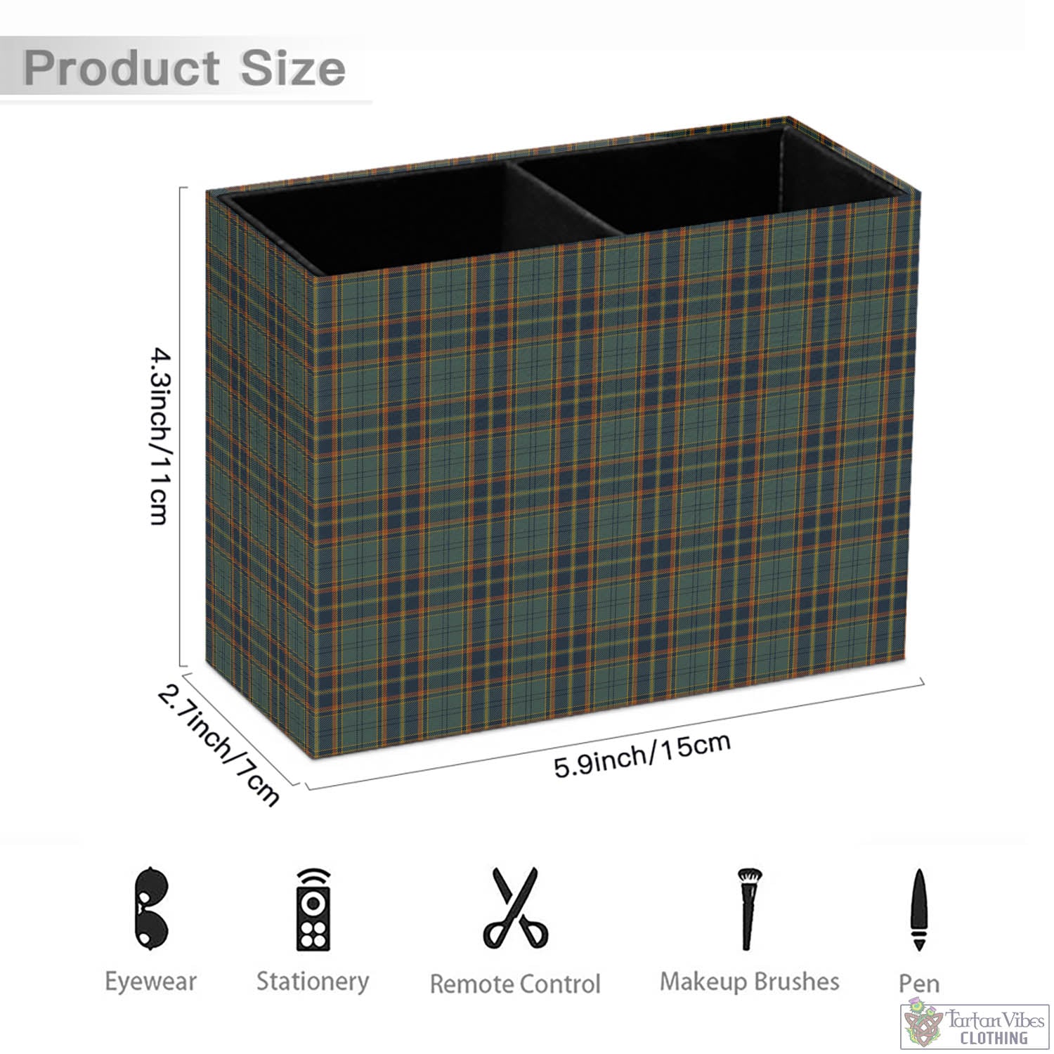 Antrim County Ireland Tartan Pen Holder - Tartan Vibes Clothing