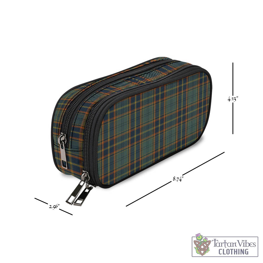 Antrim County Ireland Tartan Pen and Pencil Case - Tartan Vibes Clothing