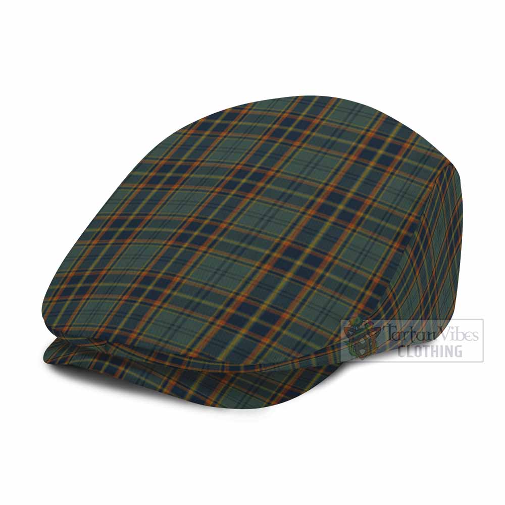 Antrim County Ireland Tartan Jeff Cap, Tartan Flat Cap