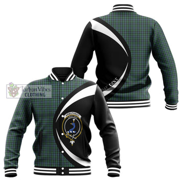 Arbuthnot Tartan Baseball Jacket with Family Crest Circle Style Unisex - Tartan Vibes Clothing