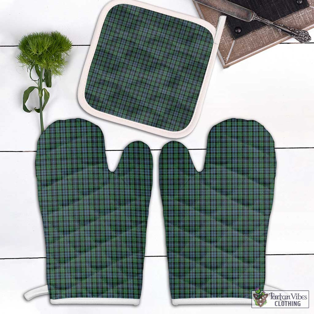 Arbuthnot Tartan Combo Oven Mitt & Pot-Holder Combo 1 Oven Mitt & 1 Pot-Holder White - Tartan Vibes Clothing
