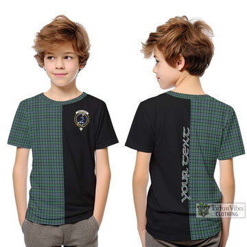 Arbuthnot Tartan Kid T-Shirt with Family Crest and Half Of Me Style Youth XL Size14 - Tartanvibesclothing Shop