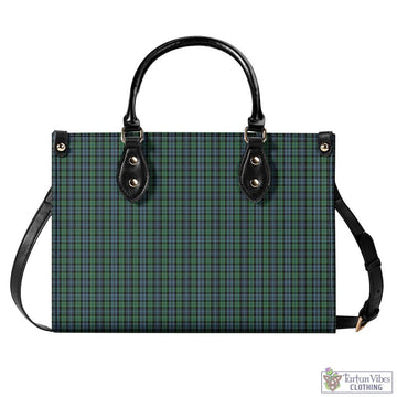 Arbuthnot Tartan Luxury Leather Handbags L - Tartan Vibes Clothing