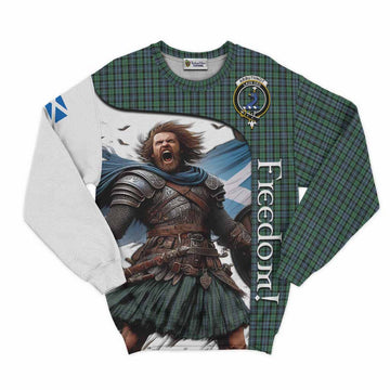 Tartan Vibes Clothing Arbuthnot Crest Tartan Sweatshirt Inspired by the Freedom of Scottish Warrior