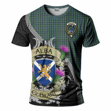 Tartan Vibes Clothing Arbuthnot Tartan Family Crest T-Shirt Lion Rampant Royal Thistle Shield Celtic Inspired