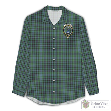 Arbuthnot Tartan Women's Casual Shirt with Family Crest Female - Tartan Vibes Clothing