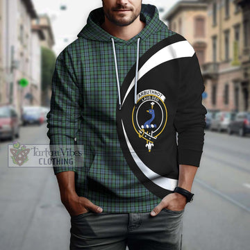 Tartan Vibes Clothing Arbuthnot Tartan Hoodie with Family Crest Circle Style