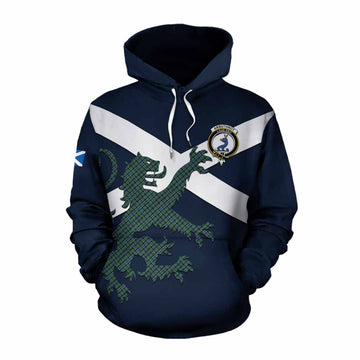 Tartan Vibes Clothing Arbuthnot Tartan Lion Rampant Cotton Hoodie Proudly Display Your Heritage with Alba Gu Brath and Clan Name