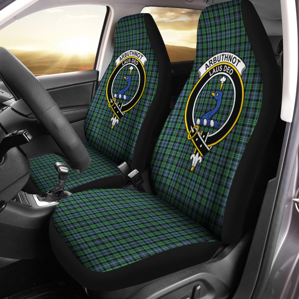 Arbuthnot Tartan Car Seat Cover with Family Crest One Size - Tartan Vibes Clothing