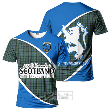 Tartan Vibes Clothing Arbuthnot Family Crest Tartan T-Shirt Celebrate Saint Andrew's Day in Style